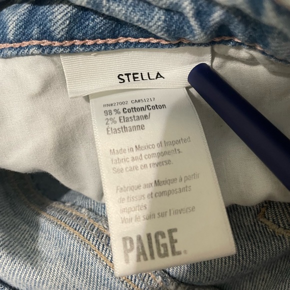 PAIGE Stella Straight in Gnarly Destructed 32 - Picture 13 of 14